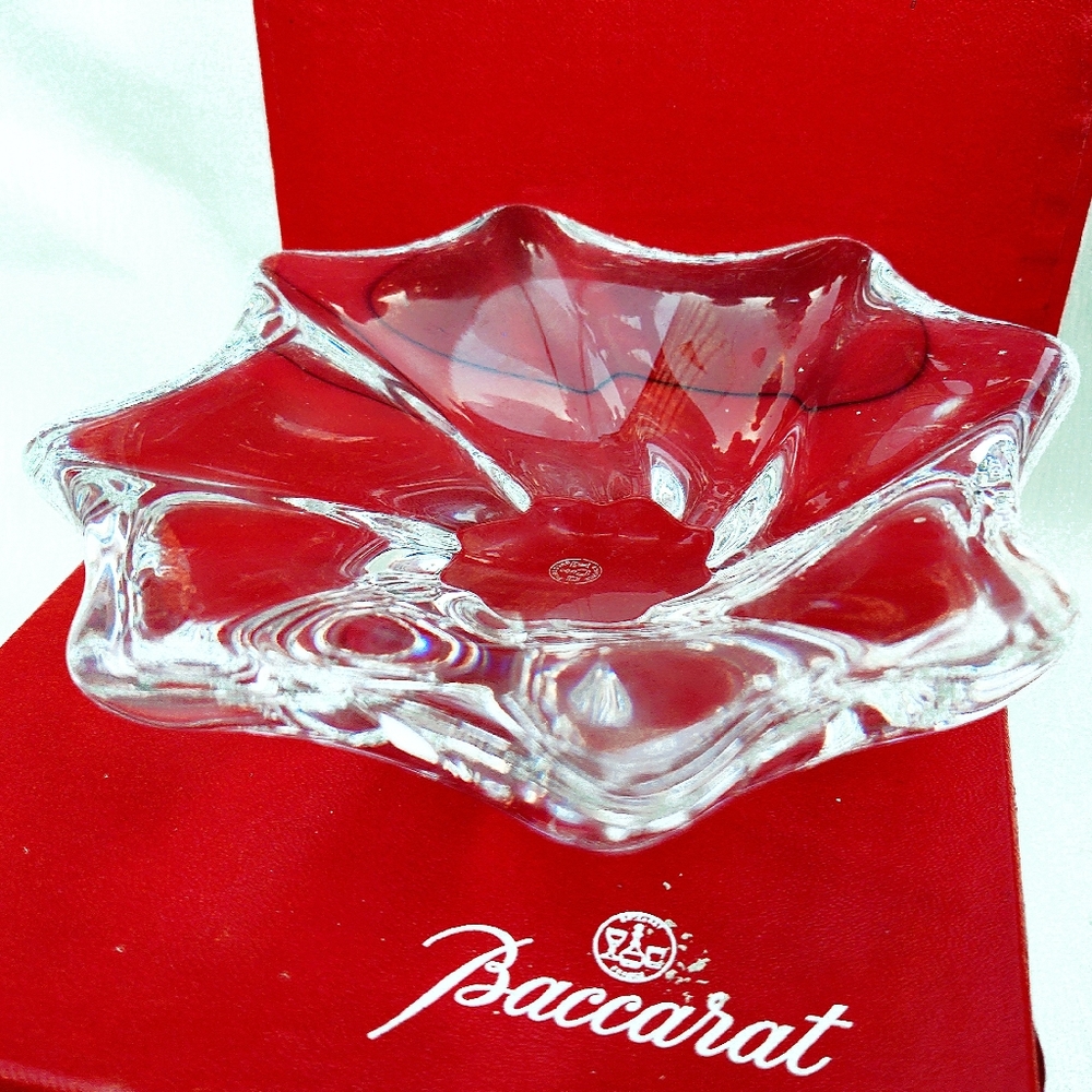 Vintage Designer Baccarat Crystal Cadix Candy Bowl/Ashtray